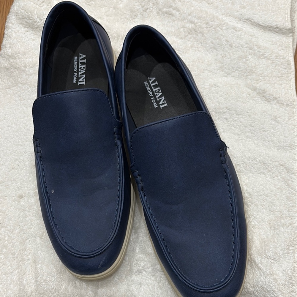Alfani Blue Dress Shoes with Sleek Design